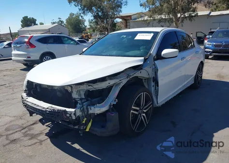 2016 Honda Accord Sport from USA, damaged, VIN 1HGCR2F5XGA066322